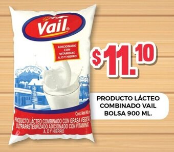 Vail Producto Lacteo Combinado Bolsa 900 ml