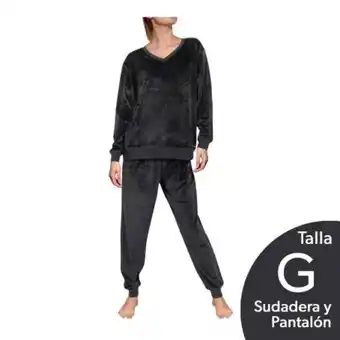 Sam's Club Set de descanso de terciopelo para dama anne klein talla g negro oferta