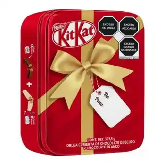 Sam's Club Lata con chocolate kitkat dark y white lata 9 piezas 41.5g c/u oferta