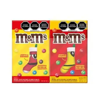 Chocolate m&m's con cacahuate calcetines navideños 20.7 g
