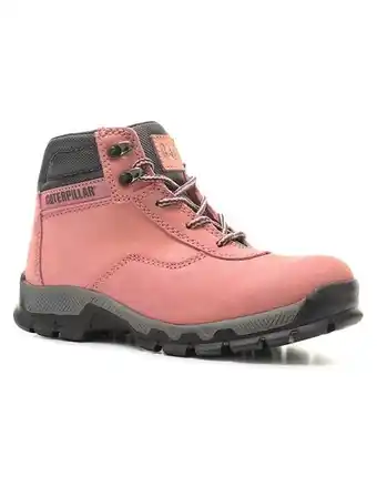 Bota lisa caterpillar piel para niña