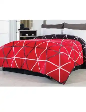 Suburbia Edrecobertor térmico íntima hogar geométrico rojo oferta