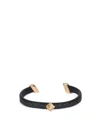 Cuadra Pulsera ajustable en piel genuina de mantarraya. oferta