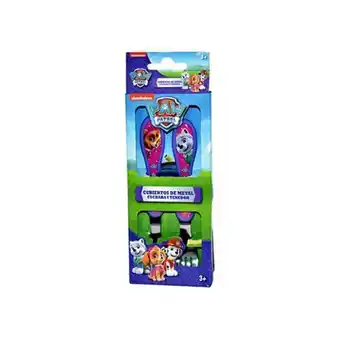 Regalos siglo xxi juego de cubiertos de acero paw patrol niña 1669-493