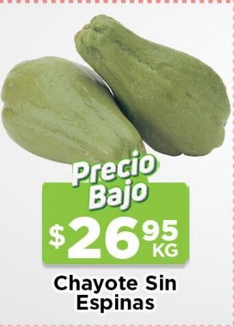 HEB Chayote Sin Espinas oferta