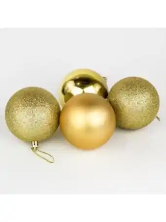 Paquete de esferas con 4 piezas-oro