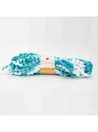 Modatelas Estambre abalorio-blanco y cielo oferta