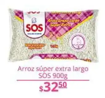 La Comer SOS Arroz super extra largo 900g oferta