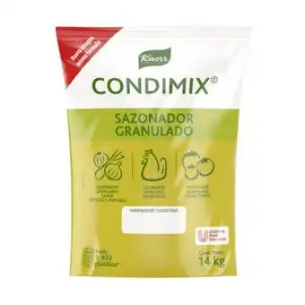 Sazonador knorr condimix granulado sabor pollo 14 kg