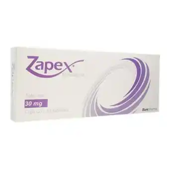 Zapex 30 mg 10 tabletas