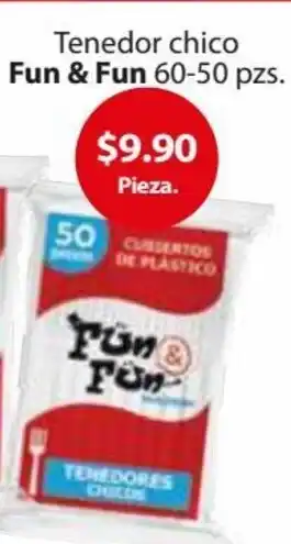 Fun & Fun Tenedor chico 60-50 pzs