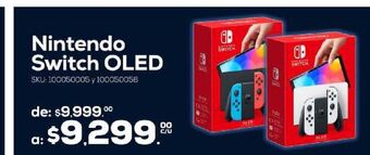 Consola nintendo switch oled 64 gb joy-con white