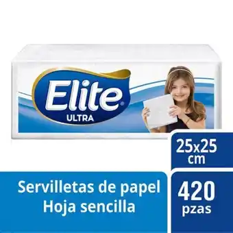Mega Soriana Servilletas elite 450 pzas oferta