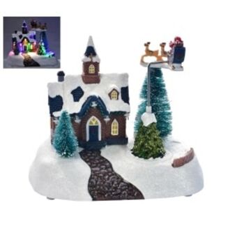 Chapur Villa navideña con luz oferta
