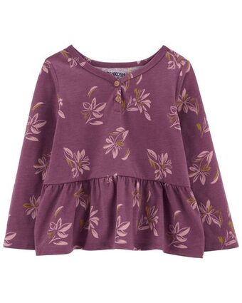 Carter's Blusa peplum floral oshkosh b'gosh oferta