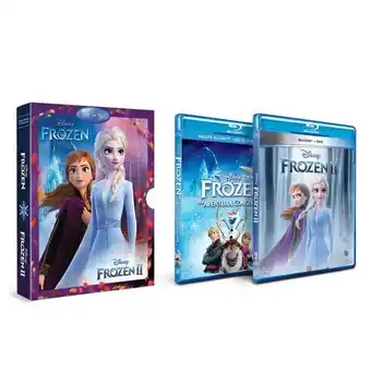 Blu-ray + dvd - frozen y frozen 2