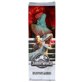 Juguetrón Mattel jurassic world, dilophosaurus de 12 pulgadas fvl38 oferta