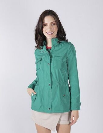 Gabardina shyla para mujer