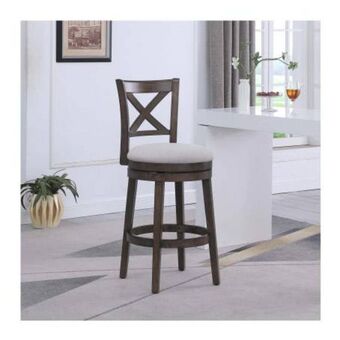 Sam's Club Banco de madera member's mark con respaldo en x café oferta