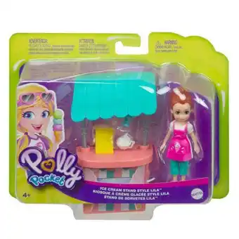 Polly pocket conjunto actividades de verano - ice cream gwd82