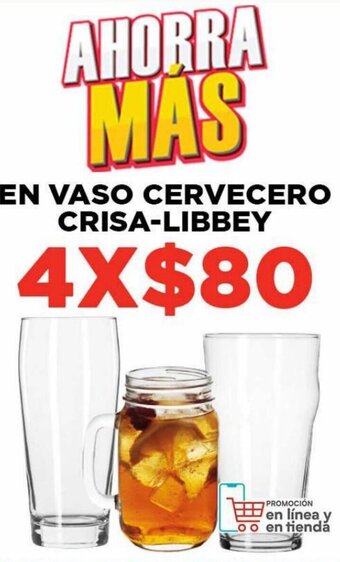 HEB En Vaso Cervecero Crisa-Libbey oferta