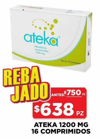 Ateka 1200mg 16 Comprimidos