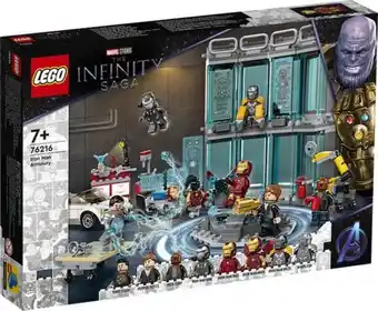 Lego marvel armería de iron man 76216