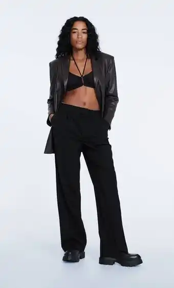 Stradivarius Americana oversize efecto piel oferta