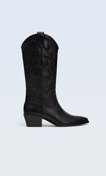 Stradivarius Botas cowboy tacón oferta