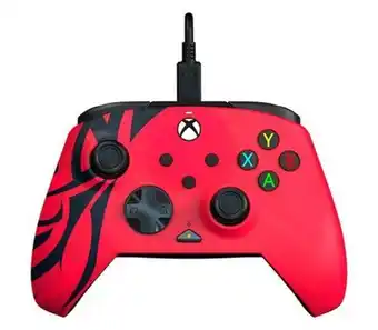 Control xbox rematch rojo alámbrico rojo