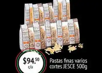Pastas finas varios cortes jesce 500g