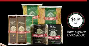 La Comer Pastas orgánicas riscossa 500g oferta