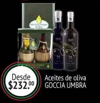 Aceite de oliva goccia umbra
