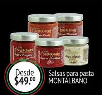 La Comer Salsas para pasta montalbano oferta