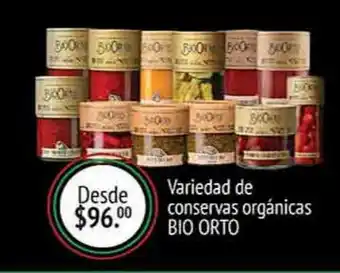 La Comer Variedad de conservas orgánicas bio orto oferta