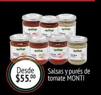 La Comer Salsas y purés de tomate monti oferta