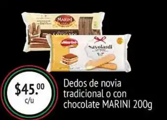 La Comer Dedos de novia tradicional o con chocolate marini 200g oferta