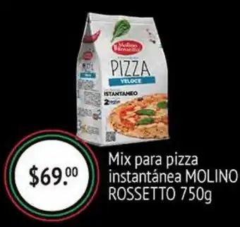 Mix para pizza instantánea molino rossetto 750g
