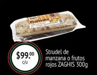 La Comer Strudel de manzana o frutos rojos zaguis 300g oferta