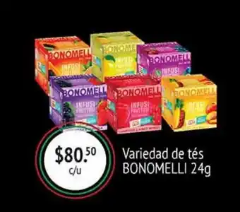 Variedad de tés bonomelli 24g