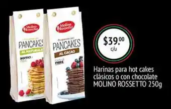 La Comer Harinas para hot cakes clásicos o con chocolate molino rossetto 250g oferta