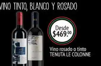 La Comer Vino rosado o tnto tenuta le colonne oferta