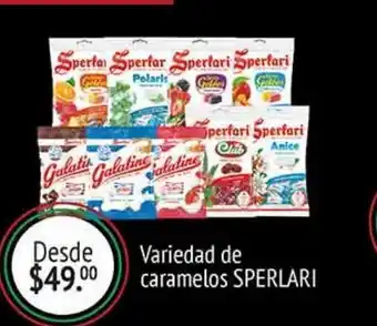 La Comer Variedad de caramelos sperlari oferta