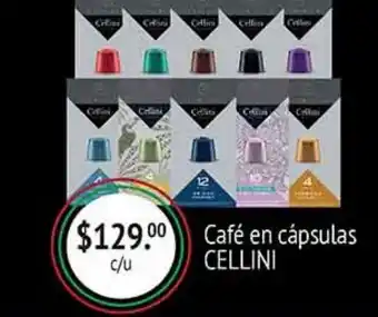 Café en cápsulas cellini