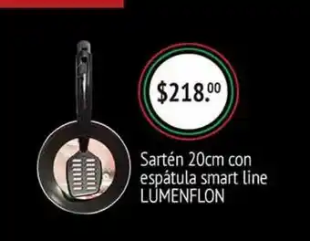 La Comer Sartén 20cm con espátula smart line lumenflon oferta