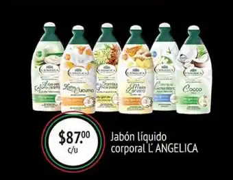 La Comer Jabón líquido l´angelica oferta