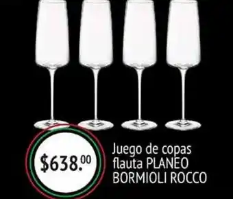 La Comer Juego de copas flauta planeo bormioli rocco oferta