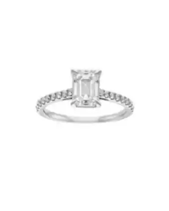 Joyerías Bizzarro Anillo de oro blanco 14k con 175pts de diamante (si) (e-f) oferta