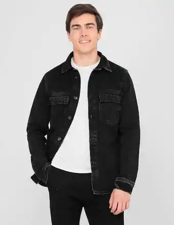 Suburbia Chamarra contempo de algodón con bolsillos para hombre oferta