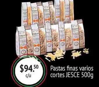 Pastas finas varios cortes jesce 500g